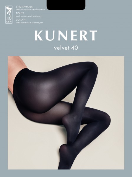 Kunert Velvet 40 - Pusscaurspīdīgas zeķubikses