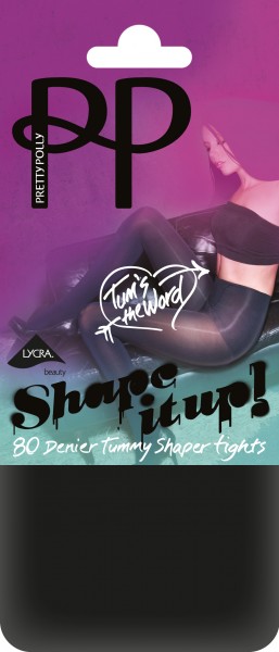 Pretty Polly Shape It Up 80 denier vēdera formējošās zeķbikses