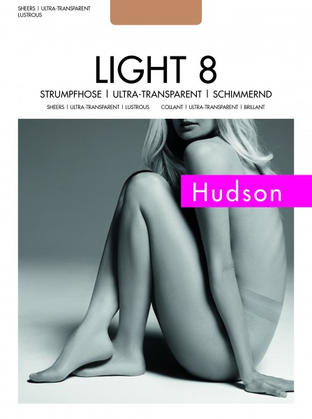 Hudson - Caurspīdīgas nude izskata zeķubikses Light 8