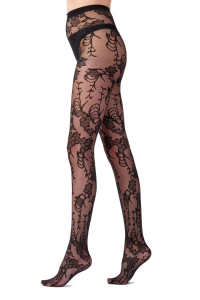 Pretty Polly puķu raksta tīkliņzeķubikses