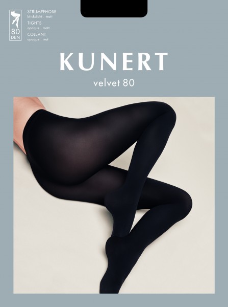 Kunert Velvet 80 - Klasiskas necaurspīdīgas zeķubikses