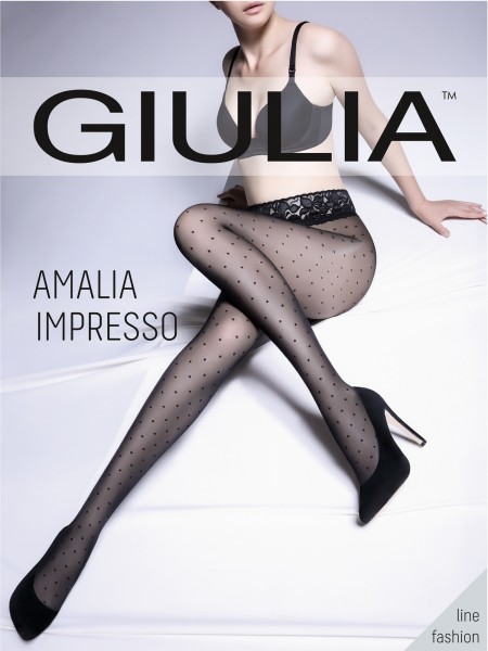 Giulia Amalia Impresso - Pon doti zeķubikses ar elegantu mežģīņu augšdaļu