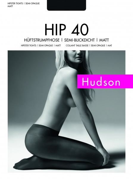 Hudson - Pusscaurspīdīgas gurnu zeķbikses Hip 40